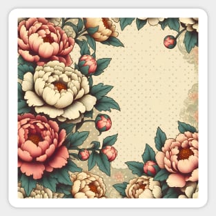 Peonies Sticker